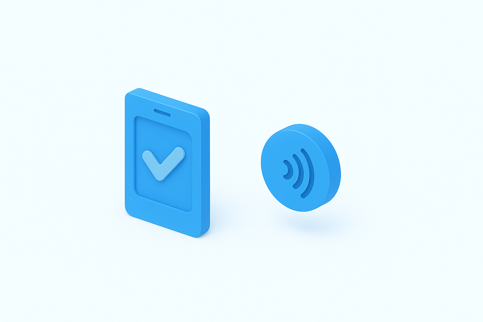 2. Student taps DoorTag with mobile app. interface